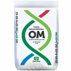 Organomineral 15-20-0+ (23 SO3)+10 OM